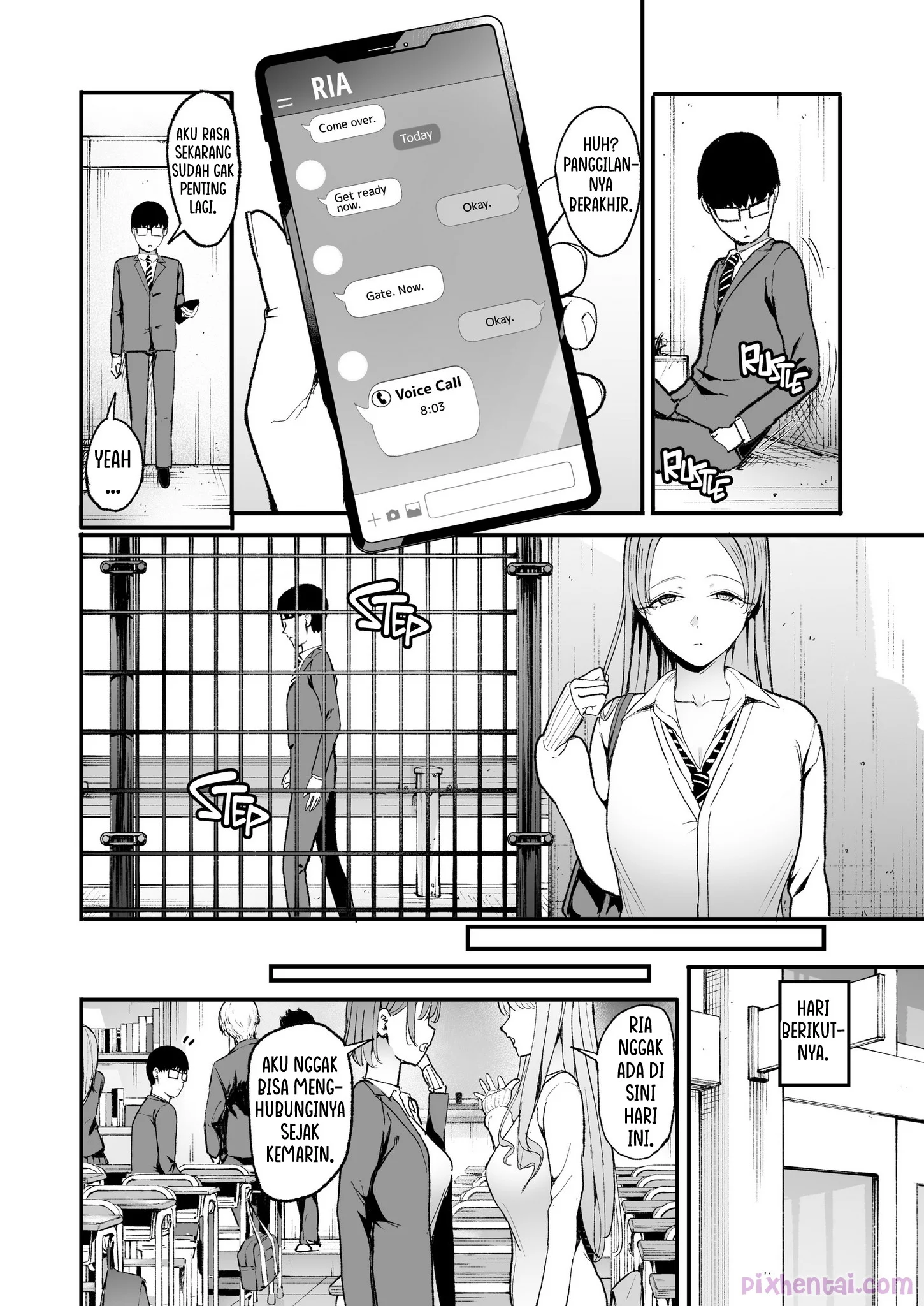 Komik hentai xxx manga sex bokep The Gyaru I Hang Out with Lets Me Use Her Pussy 5 page 20